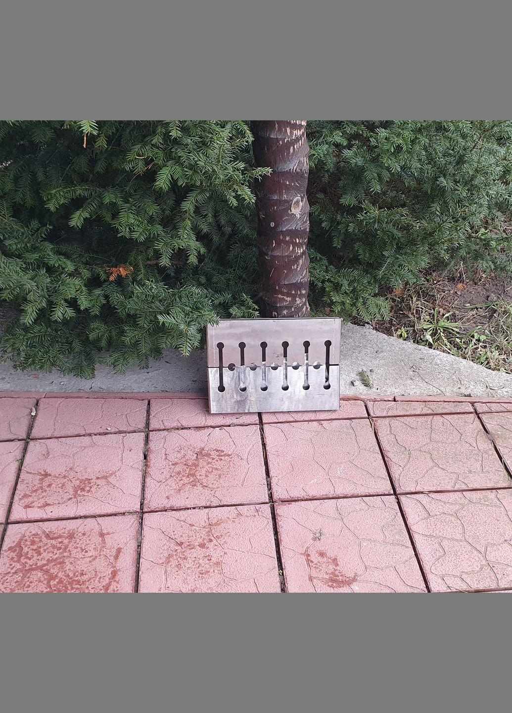 Разборный мангал чемодан на 6 шампуров. No Brand (348334688)