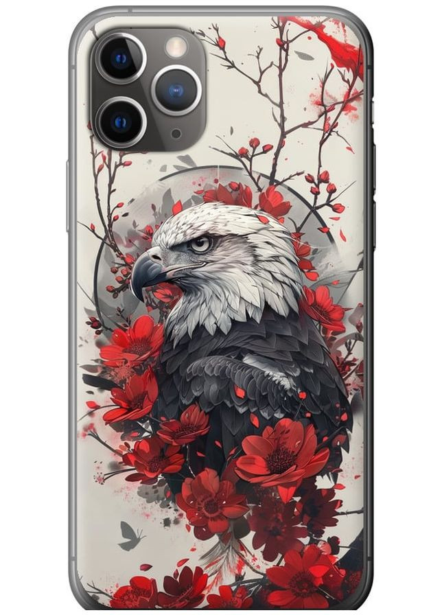 Силиконовый чехол 'Рубиновый орел' для Endorphone apple iphone 11 pro max (291133599)