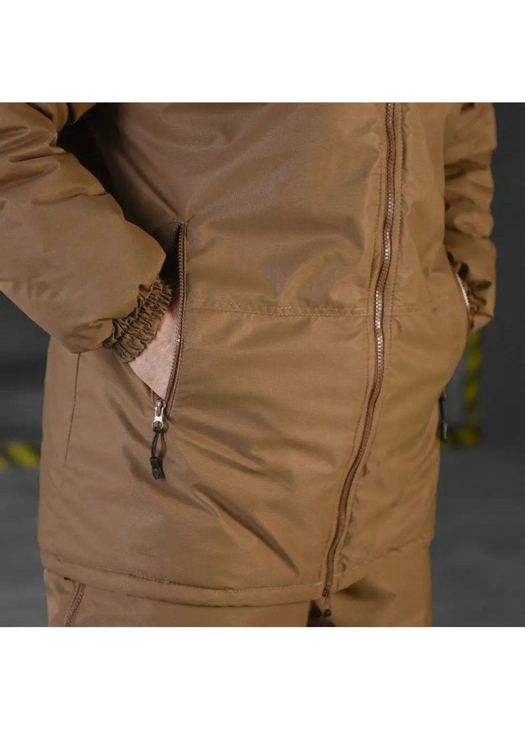 Зимовий чоловічий костюм Oblivion (куртка та штани) Level 7 Койот (розмір L-XL) No Brand