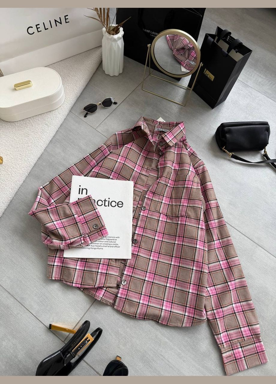 Жіноча сорочка в клітинку MonCher (331899188)