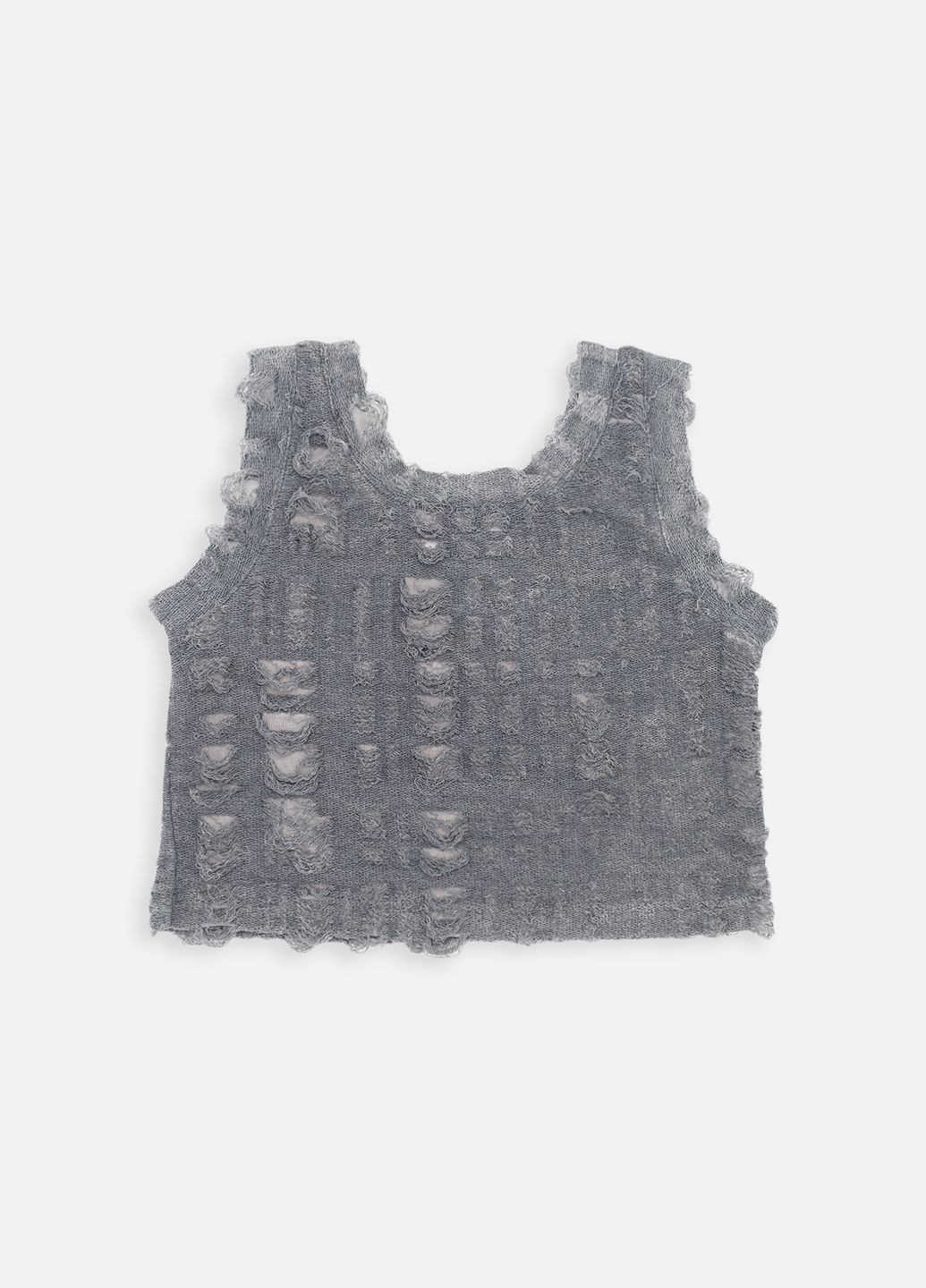 Топ з широкими бретелями для дівчинки колір темно-сірий ЦБ-00267414 Viollen (322667732)