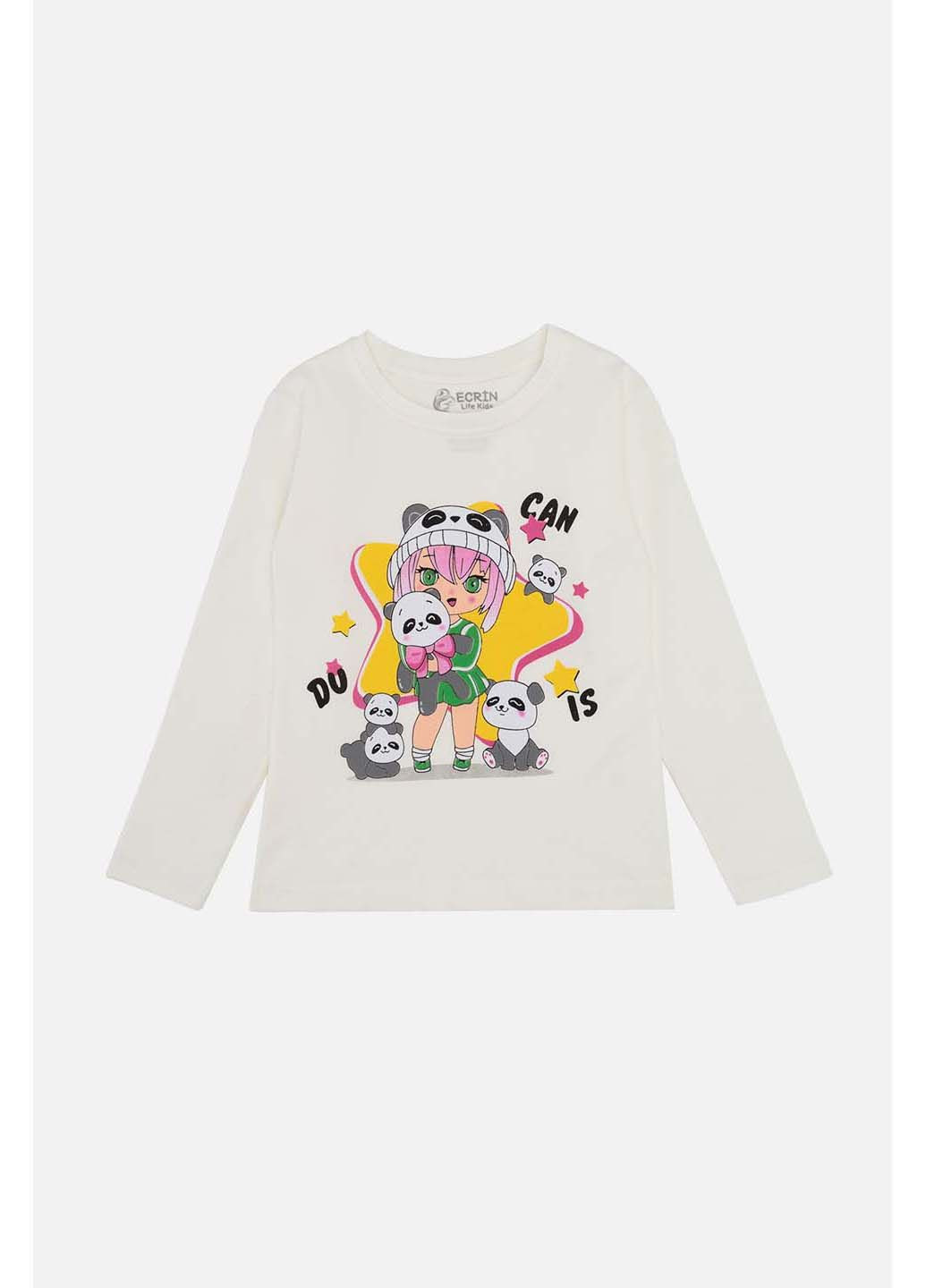 Молочный демисезонный лонгслив Ecrin kids