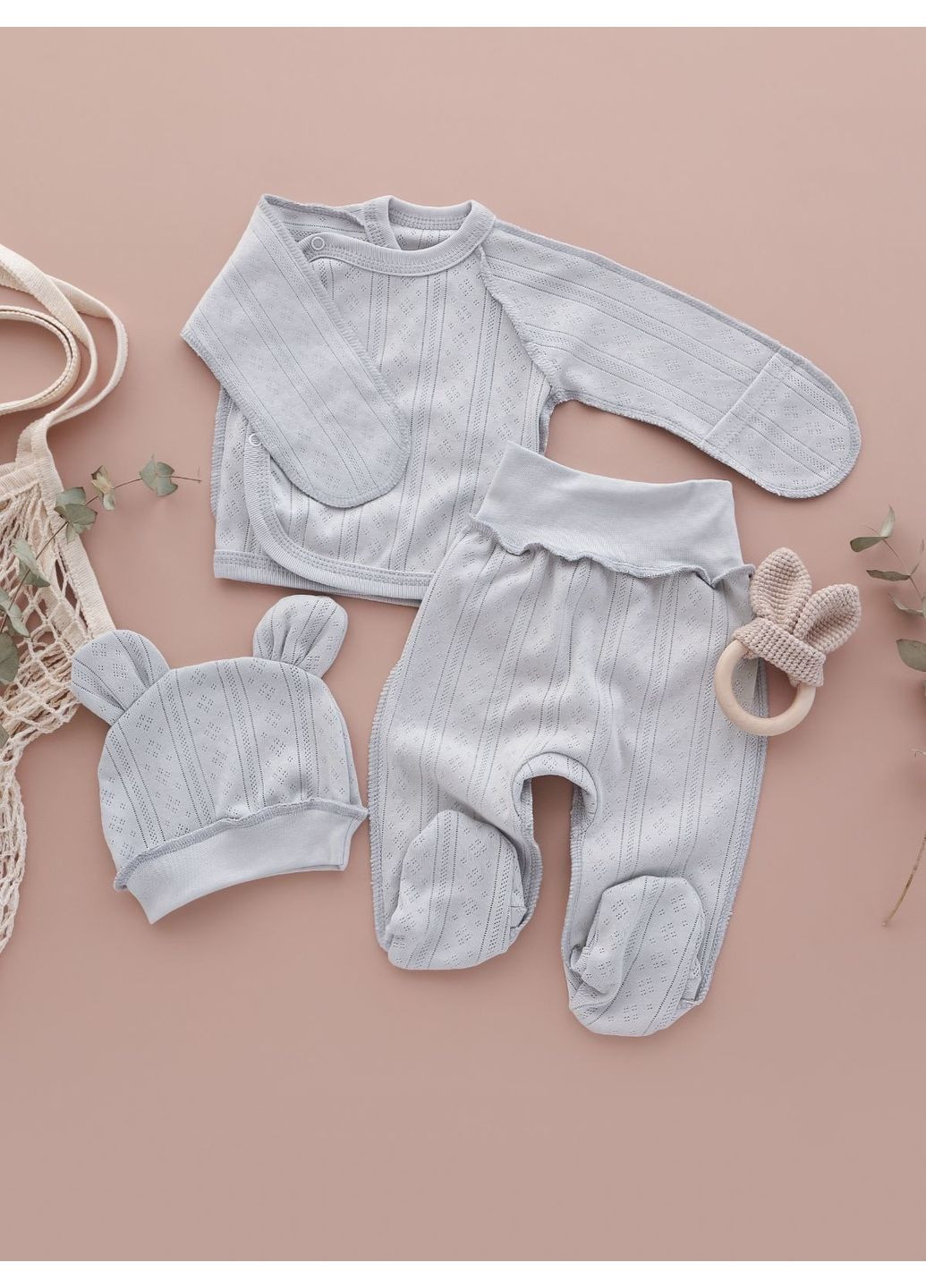 Сірий демісезонний комплект RoyalBaby