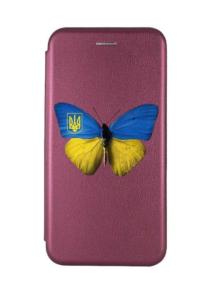 Чехол-книжка с рисунком на Xiaomi Redmi 14C / Poco C75 Бабочка Украина (принт 255) Creative (355408945)