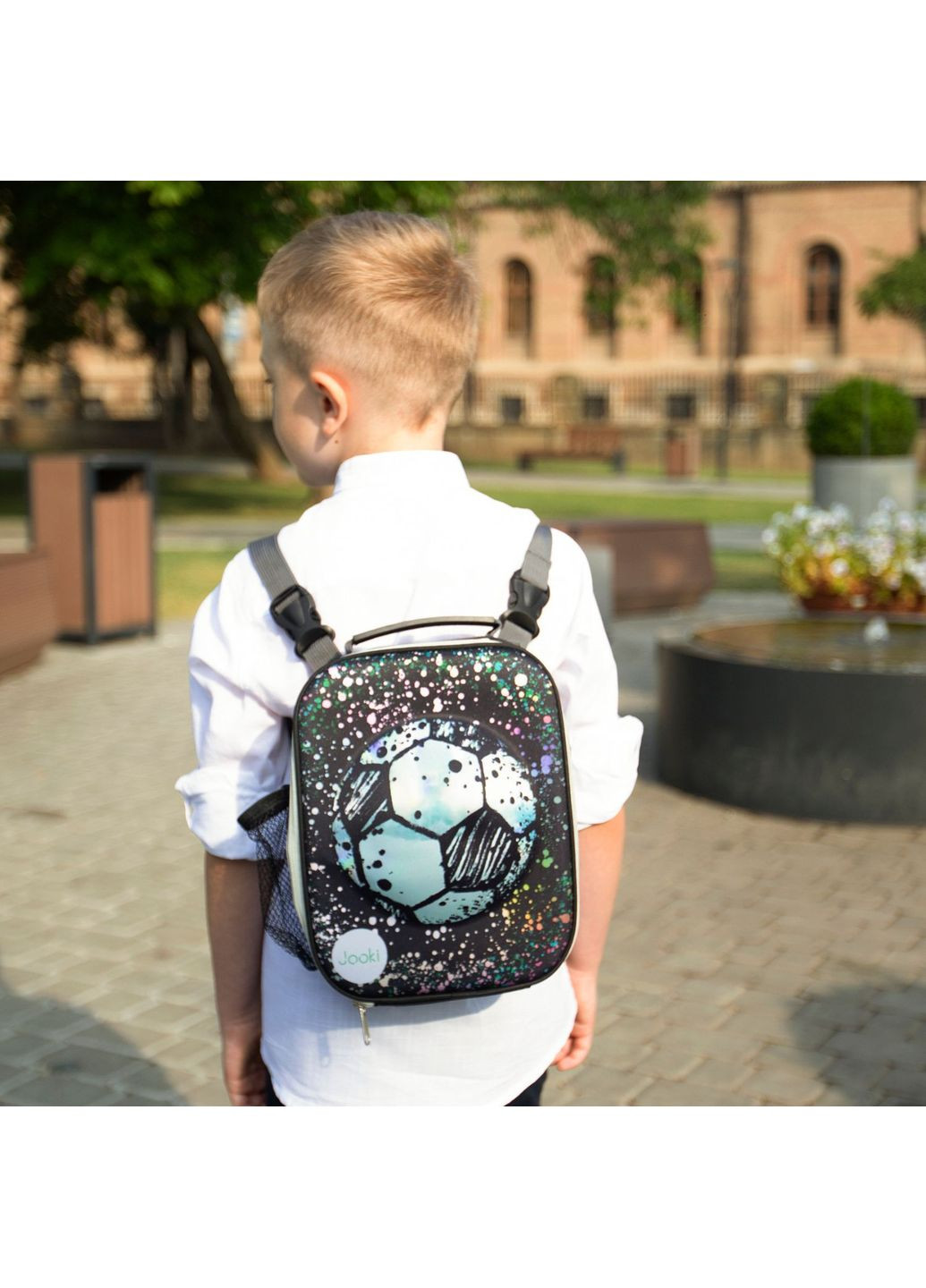 Термо-рюкзак для обідів 3D "Football" ЕКО, водонепроникний, дитячий Jooki (358706603)