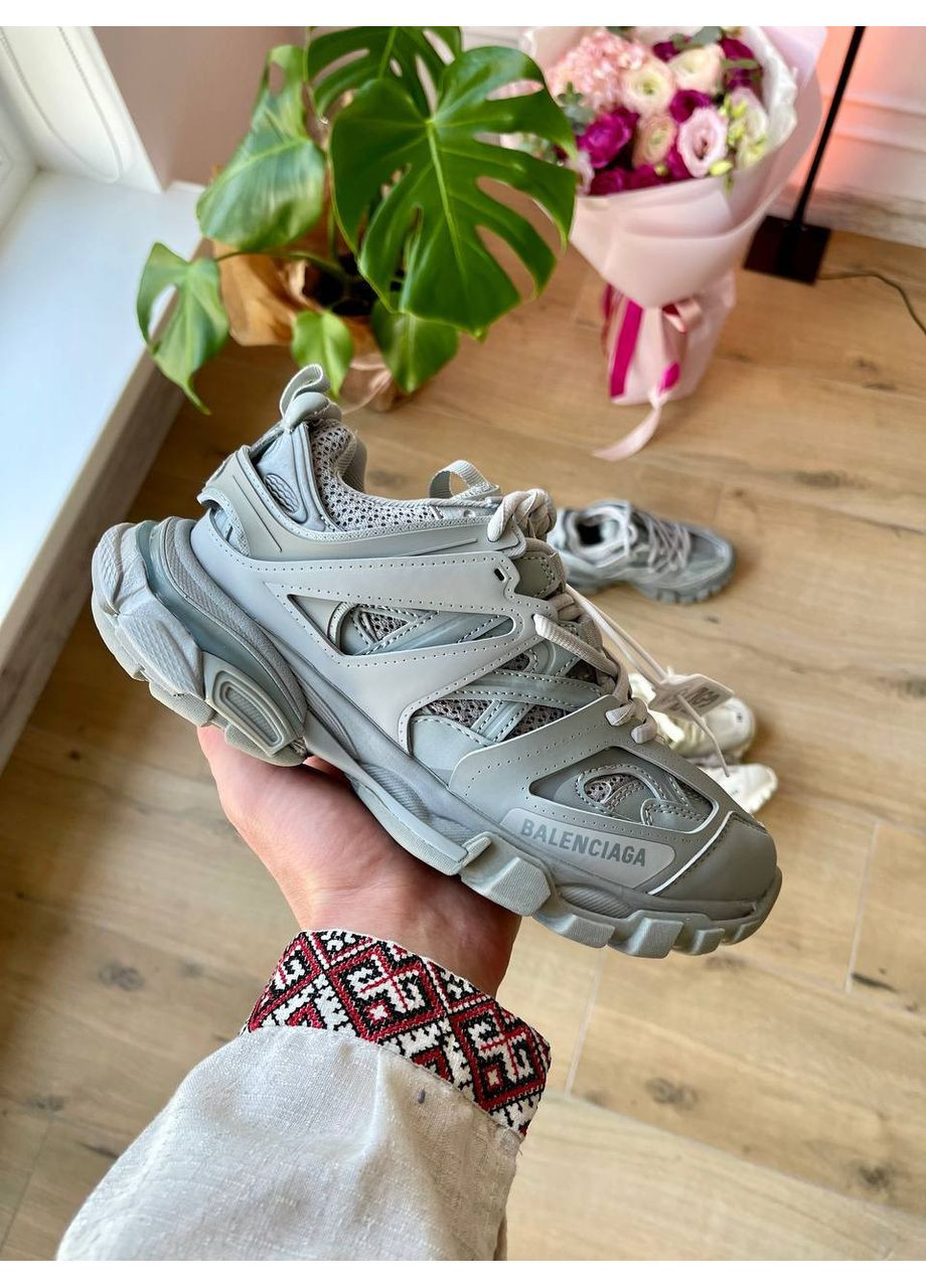 Кросівки жіночі Balenciaga Track 3.0 Gray Premium | Баленсіага Трек 3.0 сірі No Brand сірі демісезони (361308053)
