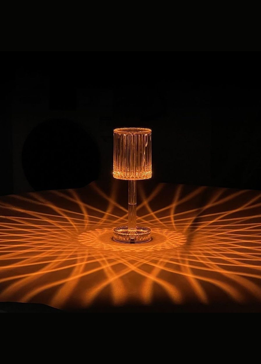 Настільна лампа-нічник K4 з пультом RGB Нічник Rose Diamond Table Lamp VHG (338221057)