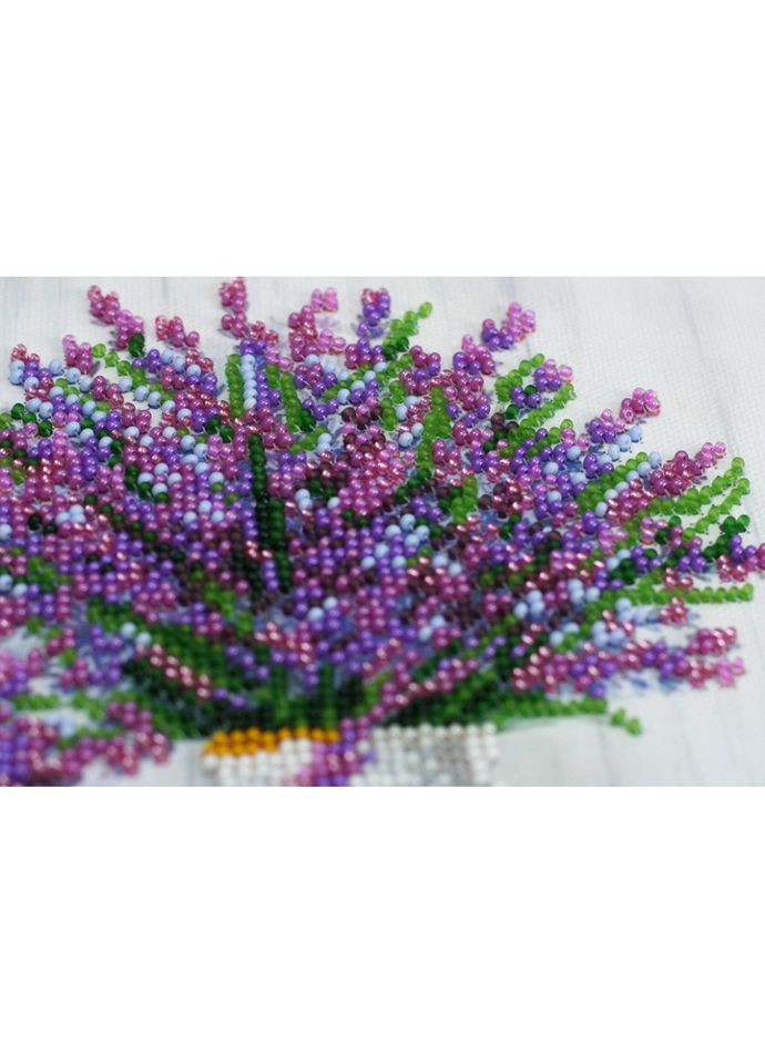 Набір-міді для вишивання бісером "Лаванди аромат" AMB-059 20х20 см Abris Art (305231693)