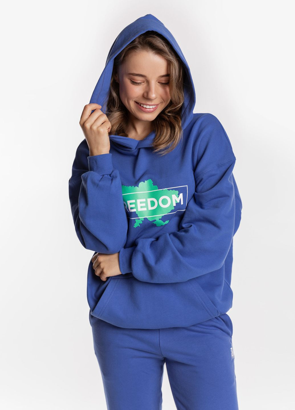 Худи унисекс Freedom синее Arber hoodie un (282960121)