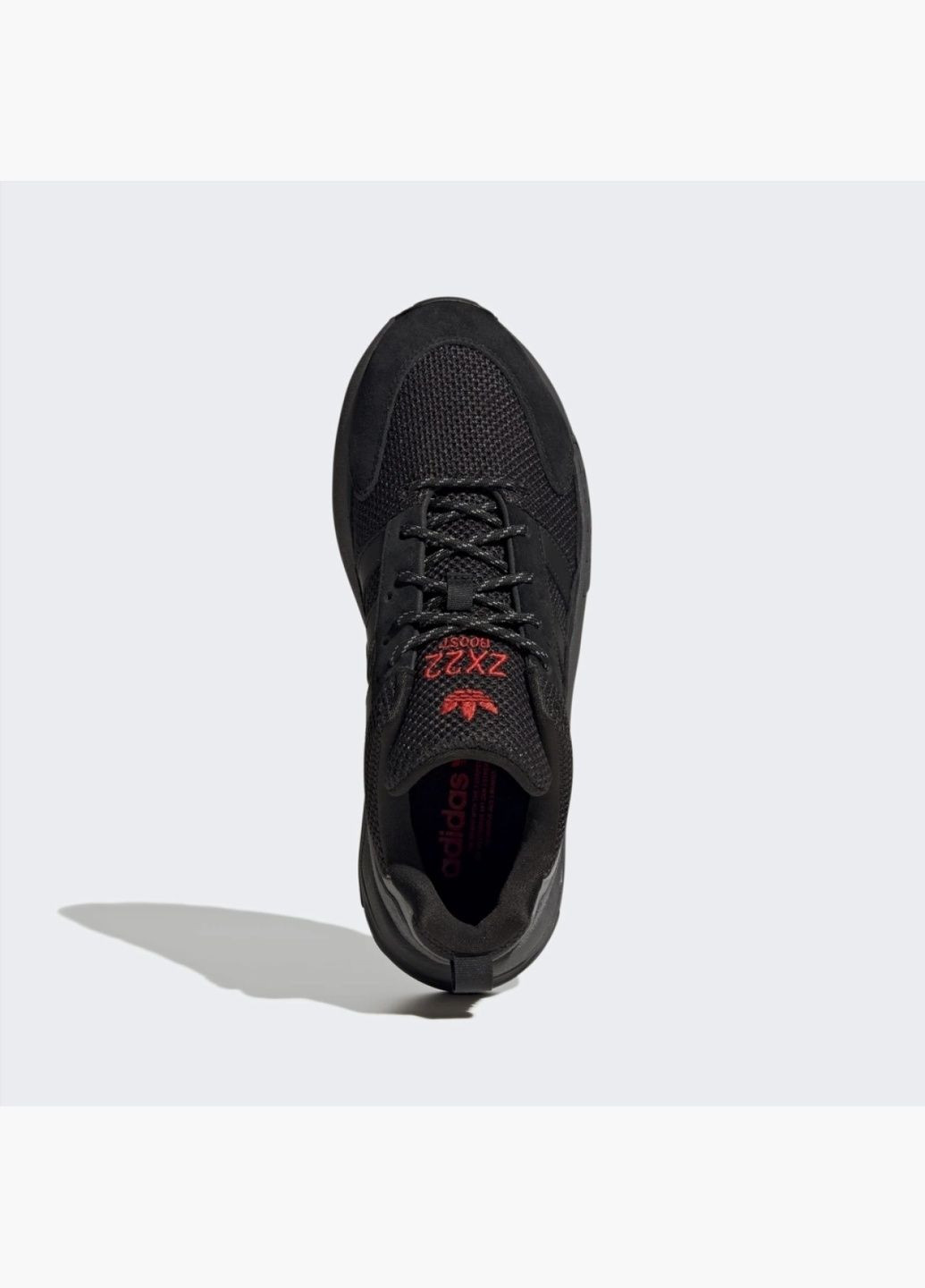 Чорні кросівки чоловічі zx 22 boost shoes black hq6631 adidas