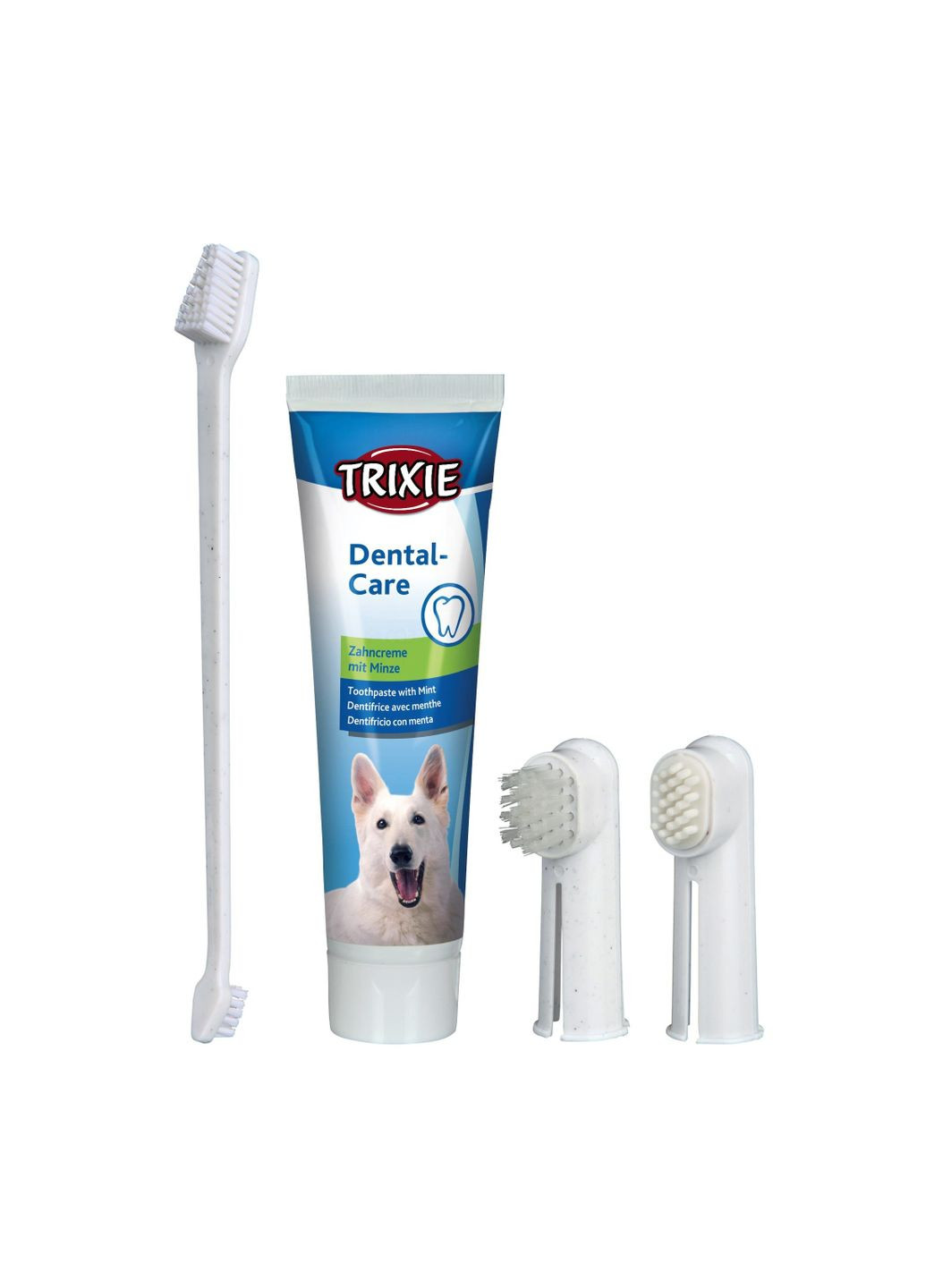 Зубная паста для животныx с щеткой для собак (4011905025612) Trixie (279569492)