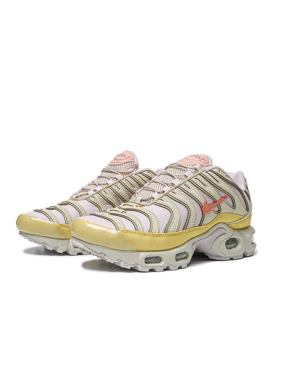 КРОСІВКИ ЖІНОЧІ NIKE AIR MAX TN GOLD PINK WATERPROOF НАЙК АІР МАКС ТН ПЛЮС No Brand рожеві демісезони (369388982)