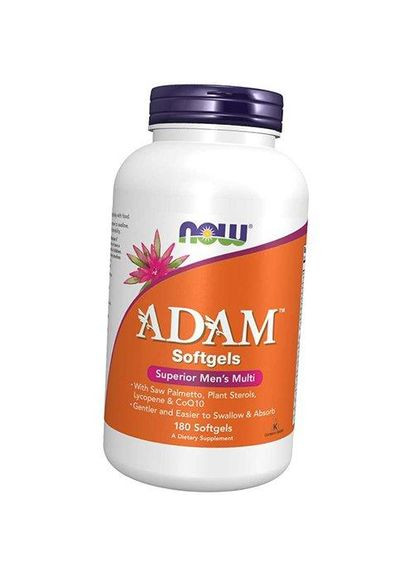 Вітаміни для чоловіків, Adam Softgel, 180гелкапс (36128275) Now Foods (304765152)