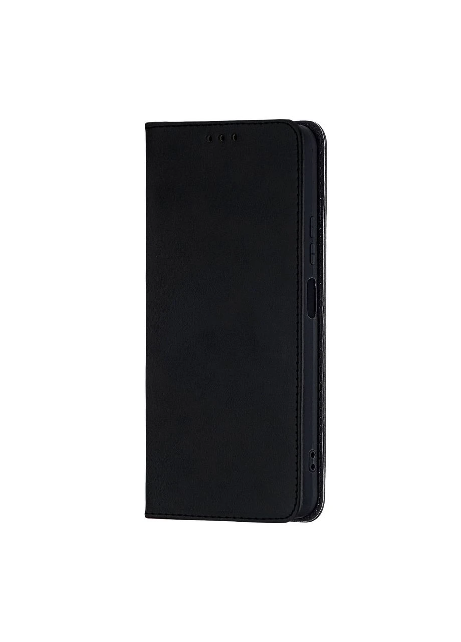 Чохол-книжка шкірозамінний для Redmi Note 12 4G чорний Case (370164639)