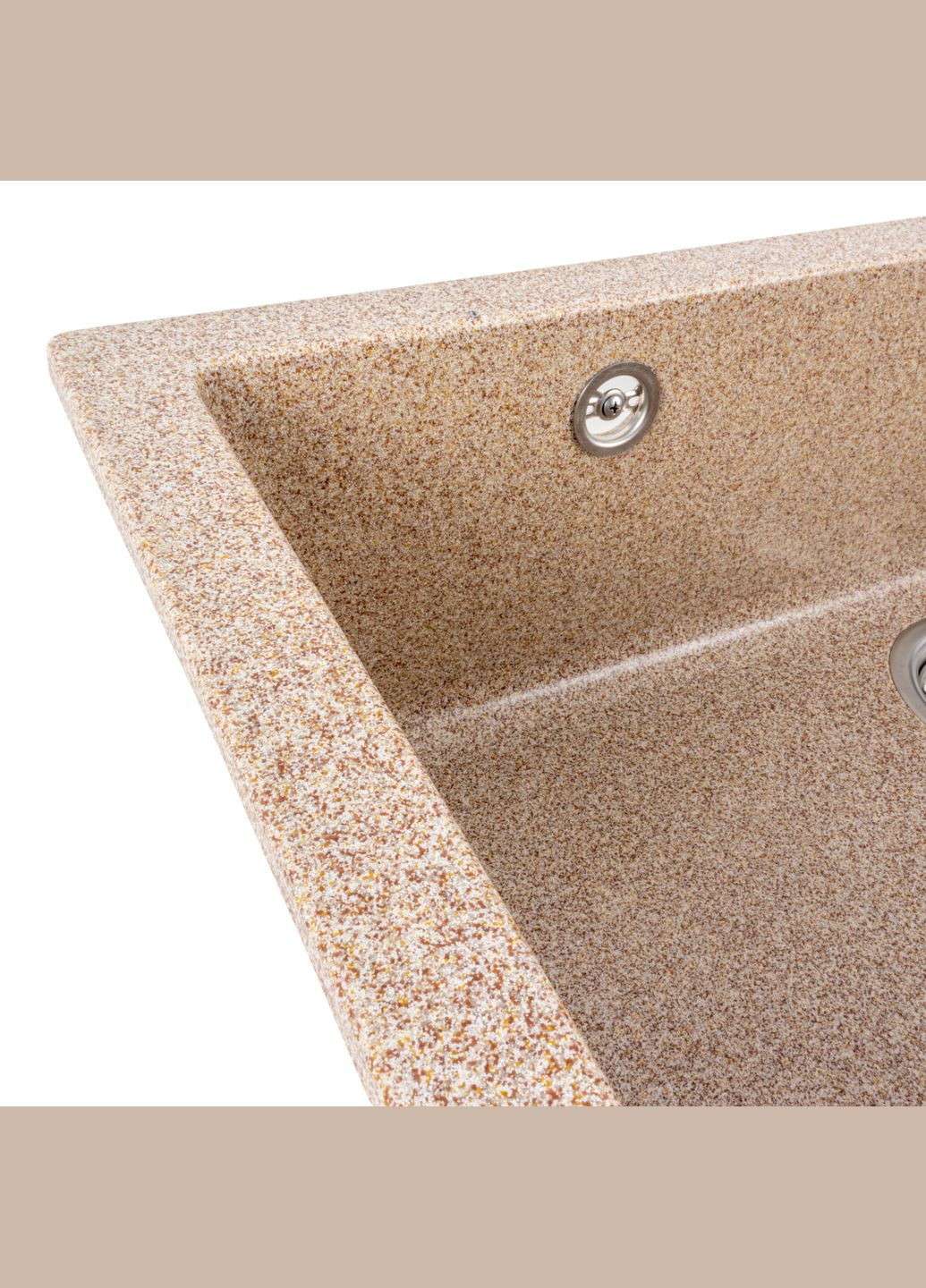 Гранітна мийка для кухні 7945 Paruana матова Карамель Platinum (269793920)