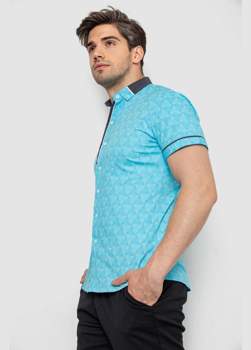 Голубой рубашка Ager