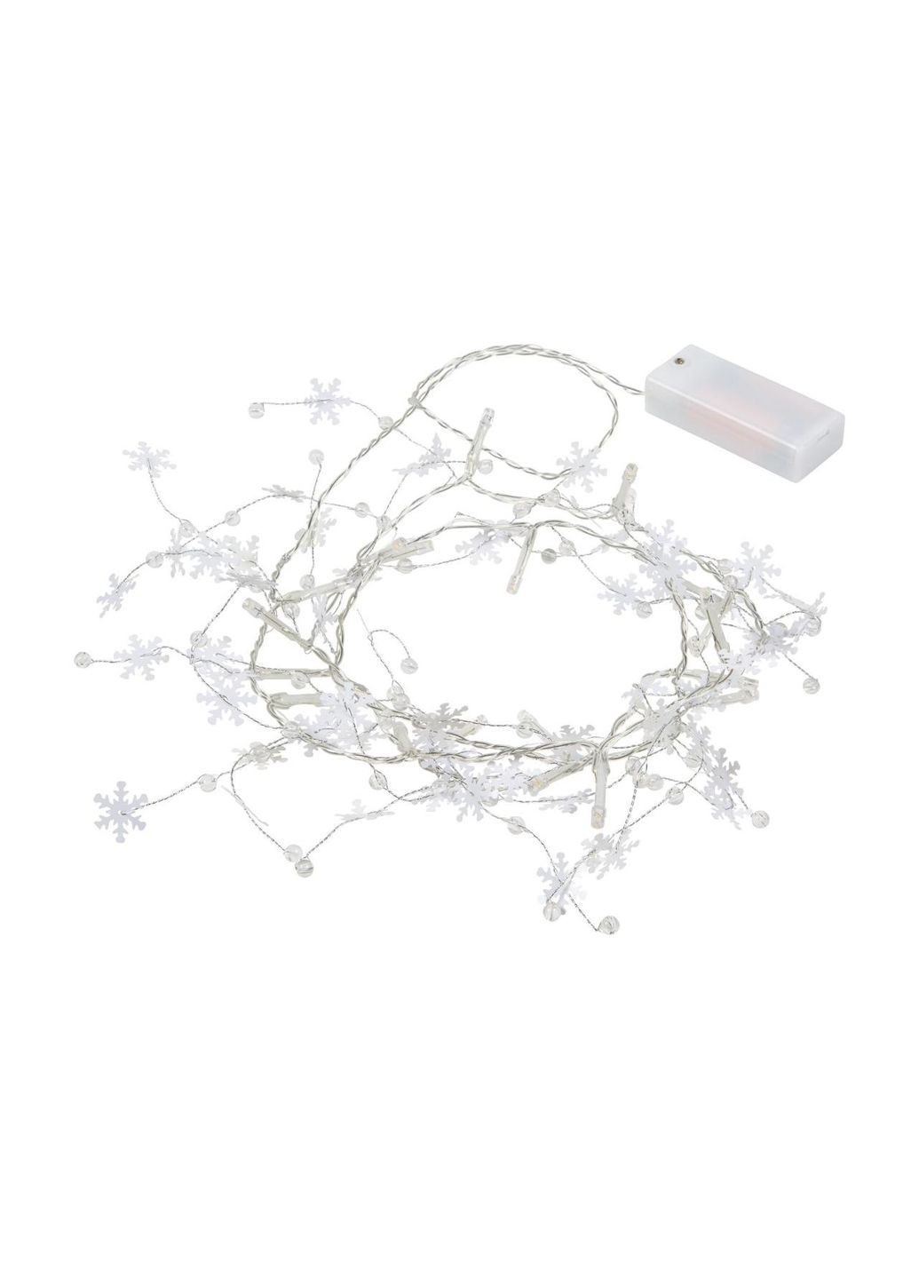 LED гірлянда зі сніжинками 20 LED з таймером, 1,7 м Livarno home (369387022)