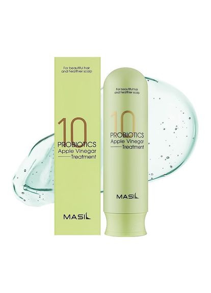 Бальзам від лупи з яблучним оцтом 10 Probiotics Apple Vinegar Treatment 300 ml MASIL (358499477)