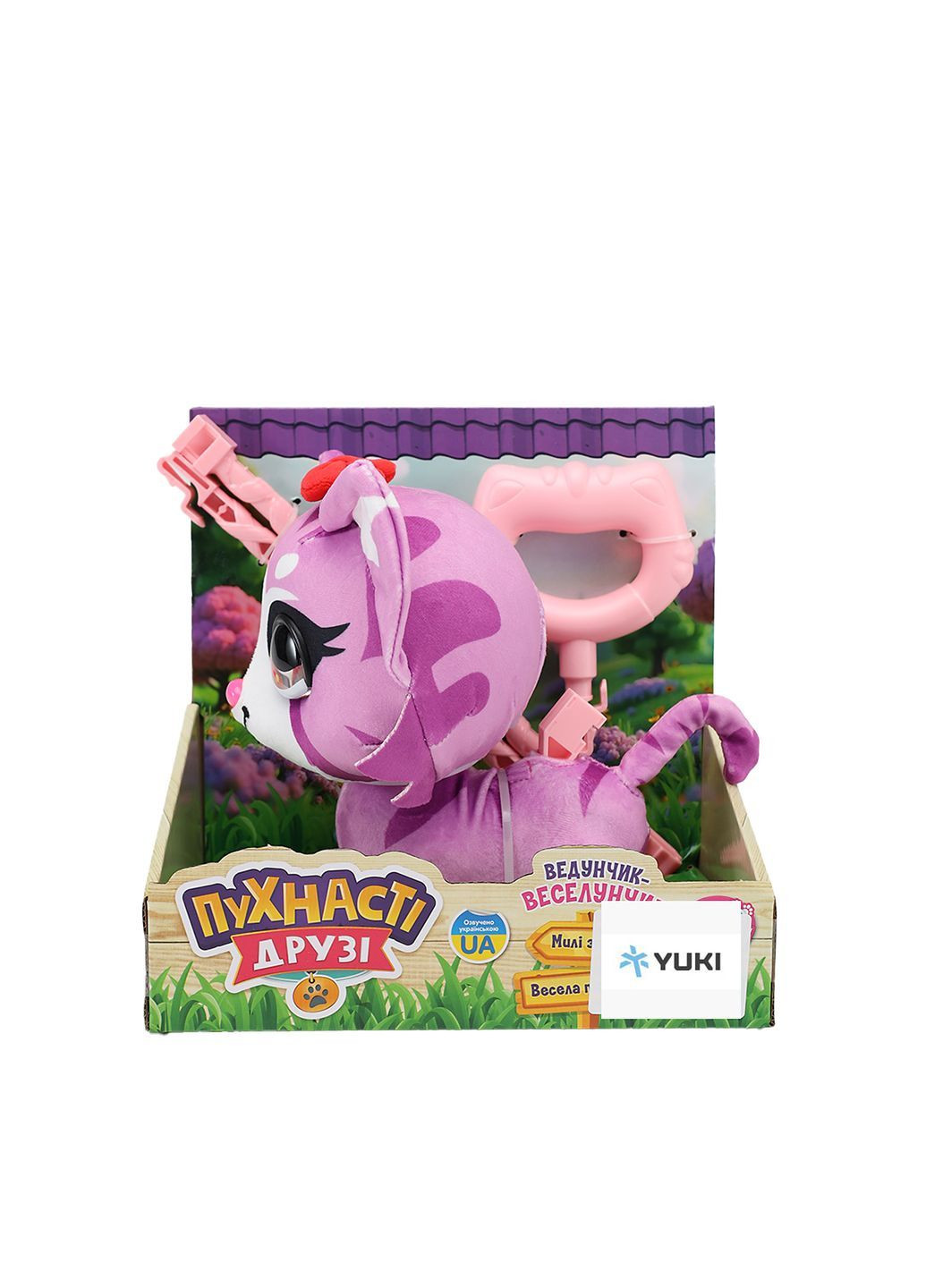 Мягкая интерактивная игрушка-каталка в виде кота цвет разноцветный ЦБ-00287683 Limo Toy (369305238)