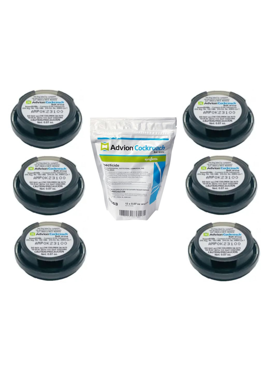 Засіб від тарганів Advion Cockroach гель комплект пастка 2 шт по 2 грам Syngenta (362712233)