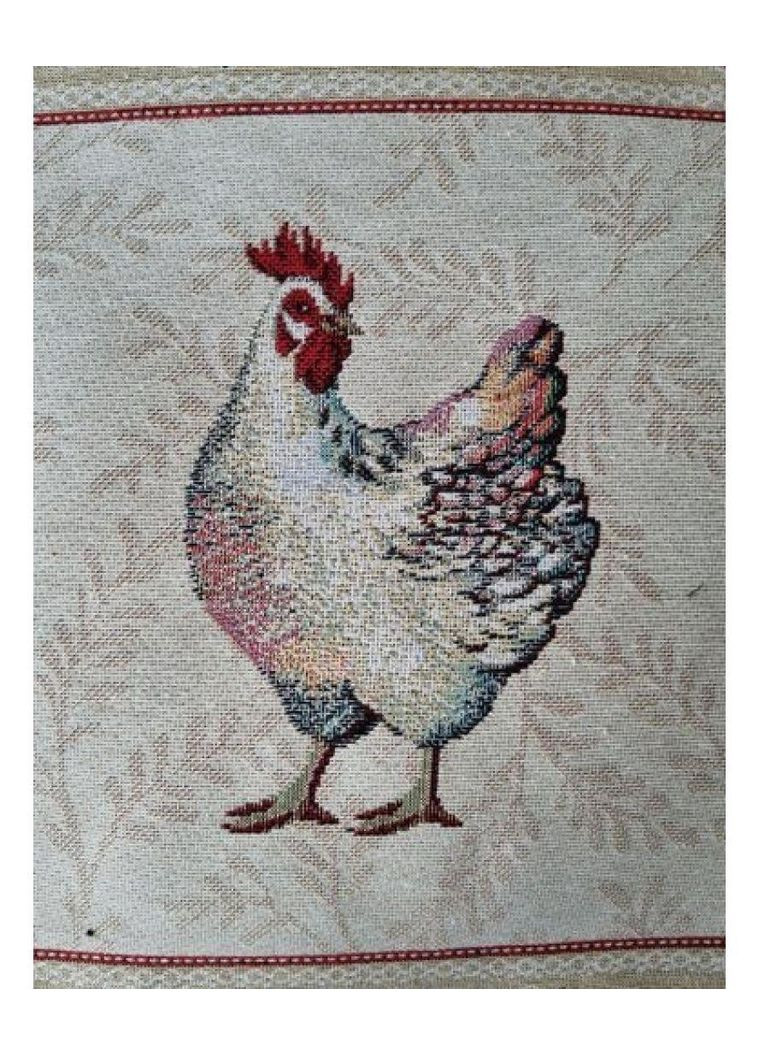 Декоративная наволочка Белая курочка 45х45 см Текстиль для интерьера Декор для дома ProDobro (369378083)