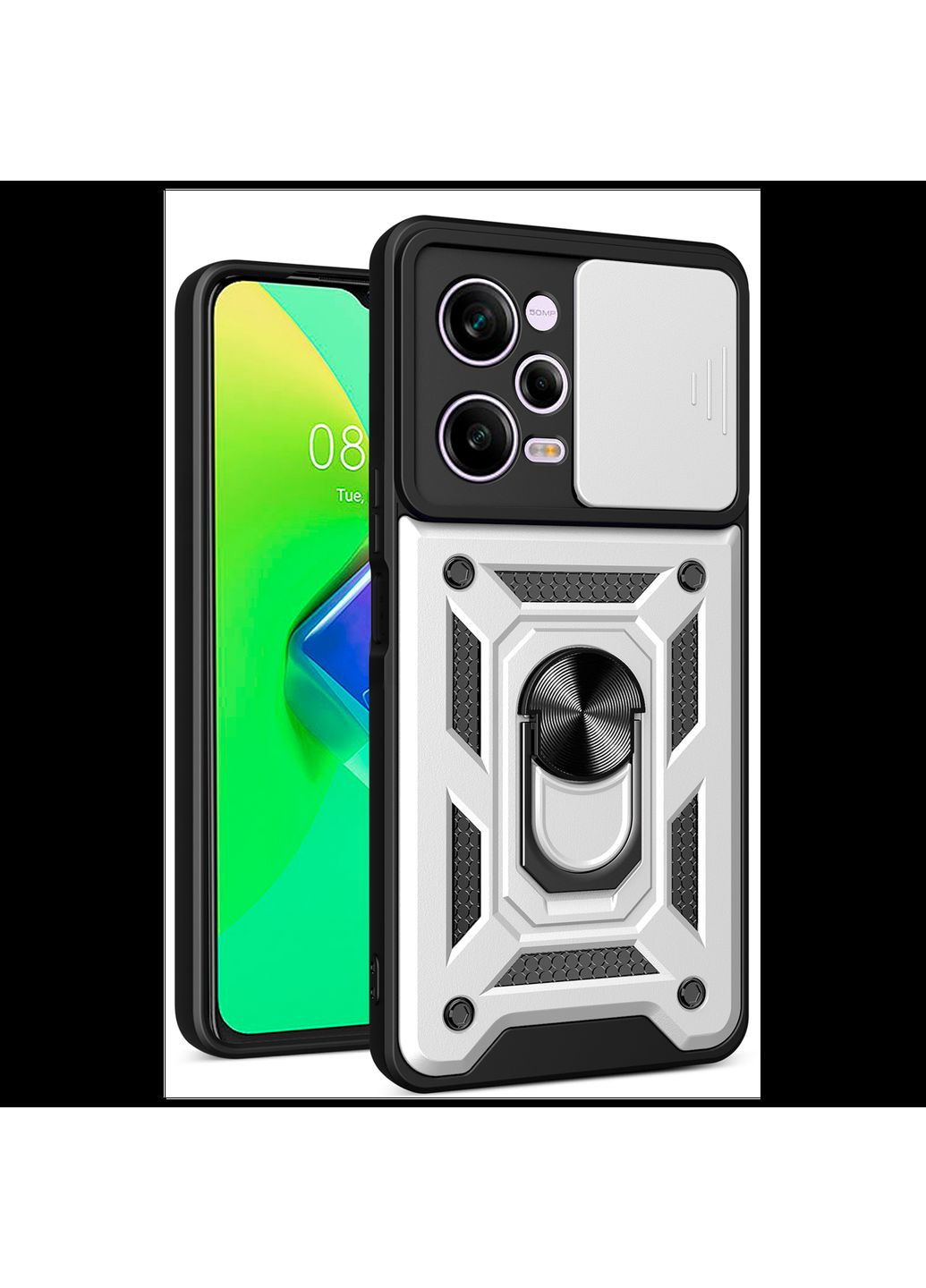 Чехол Armor Guard Shield для Цвет Silver No Brand Xiaomi Redmi Note 12 Pro 4G (336151379)