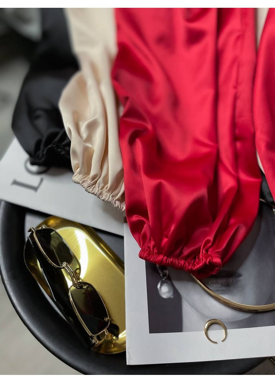 Червона коктейльна, вечірня, кежуал сукня No Brand однотонна