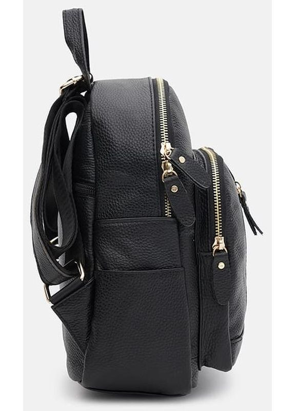 Рюкзак жіночий шкіряний K1167bl Чорний 3079-84339 Keizer (355884763)
