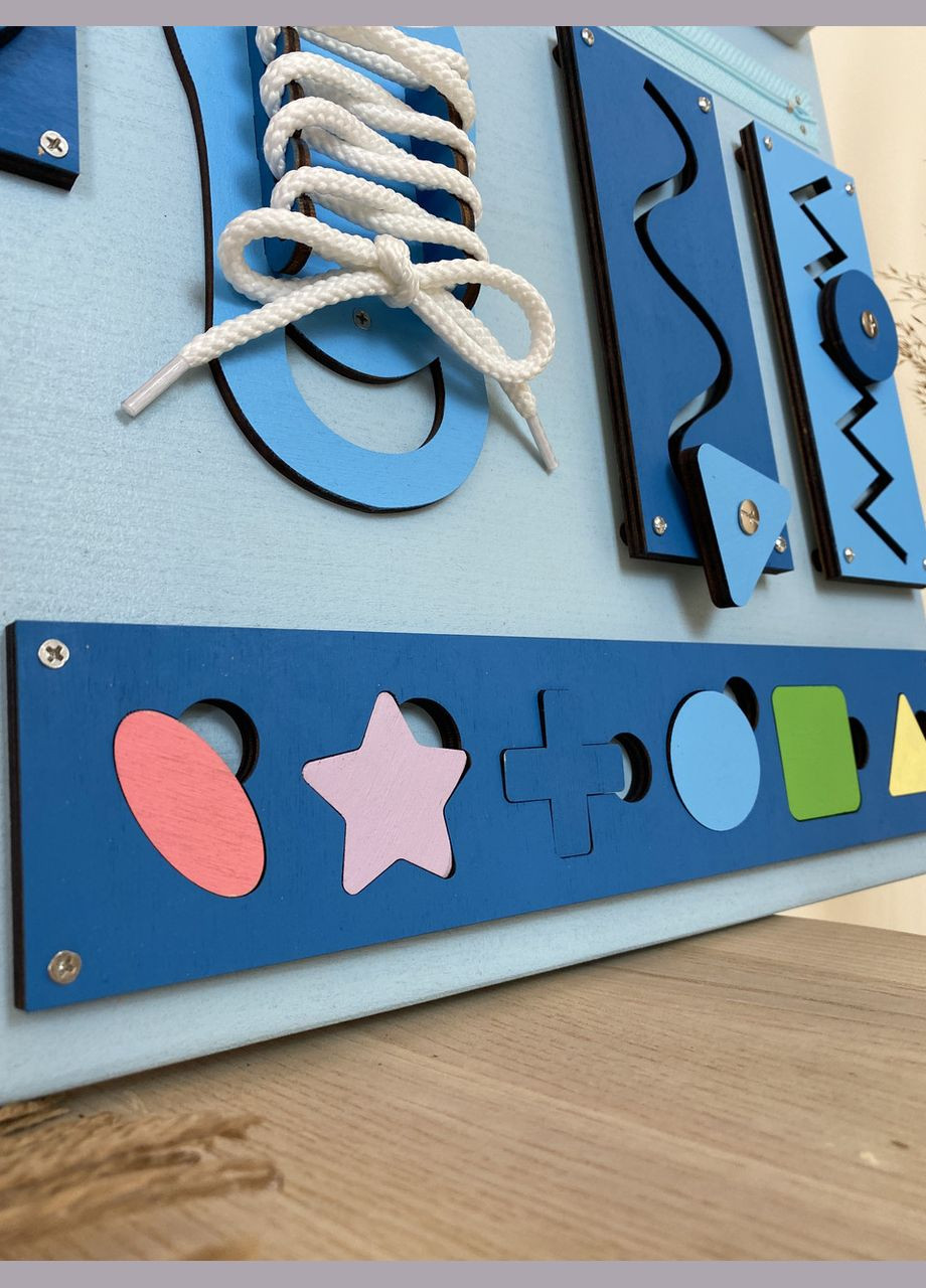 Развивающий бизиборд для мальчика 40х60 см No Brand (355890494)