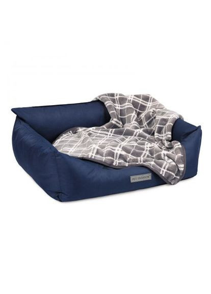 Лежак «Prime» для собак, 66x52x24 см, синий Pet Fashion (332880481)