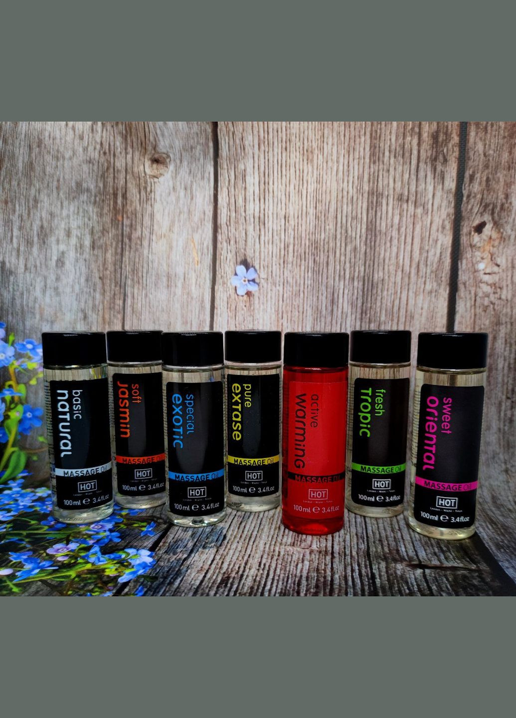 Олія для масажу зі східним ароматом, 100 мл Hot (297134956)