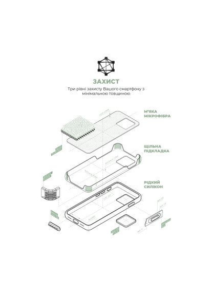 Чехол для мобильного телефона (ARM77014) ArmorStandart ICON2 MagSafe Apple iPhone 15 Pro Max Soft Mint (357490915)