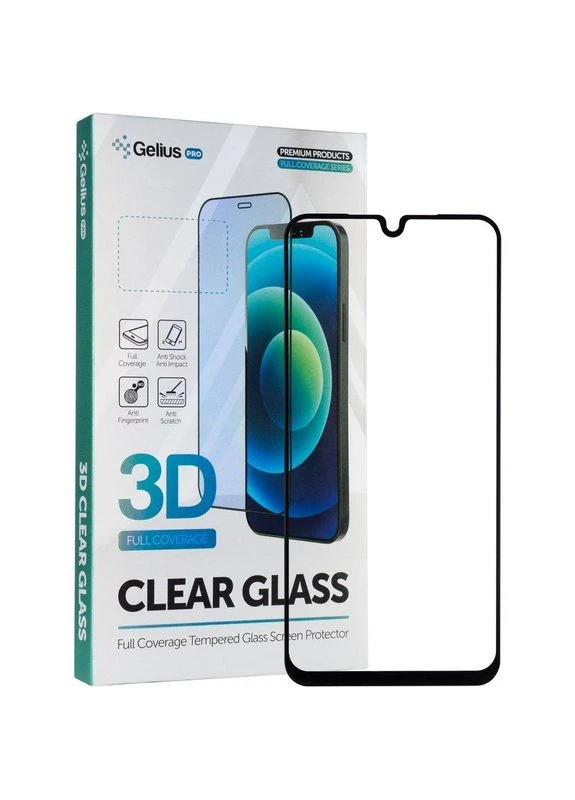 Защитное стекло Pro 3D для Samsung A175 (A17) Black Gelius (385404495)