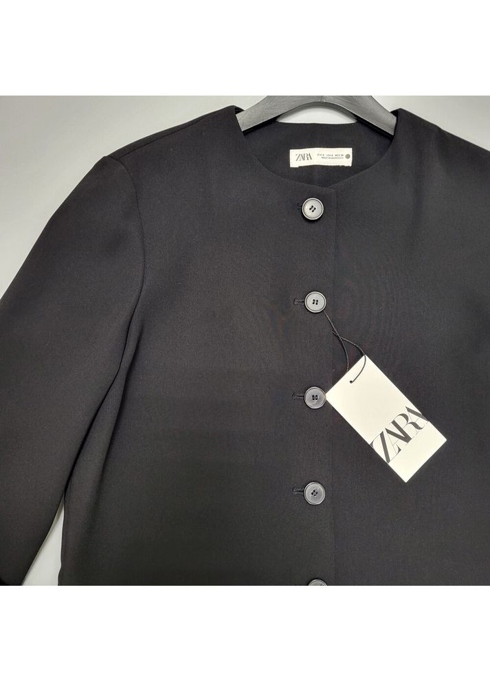 Черный женский пиджак 8881/187 Zara - всесезон