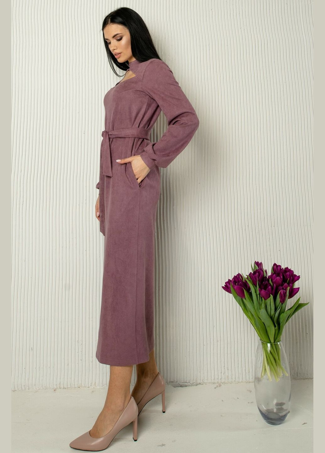 Лиловое кэжуал, праздничный, деловое платье ри мары селма пл 0722 RiMari