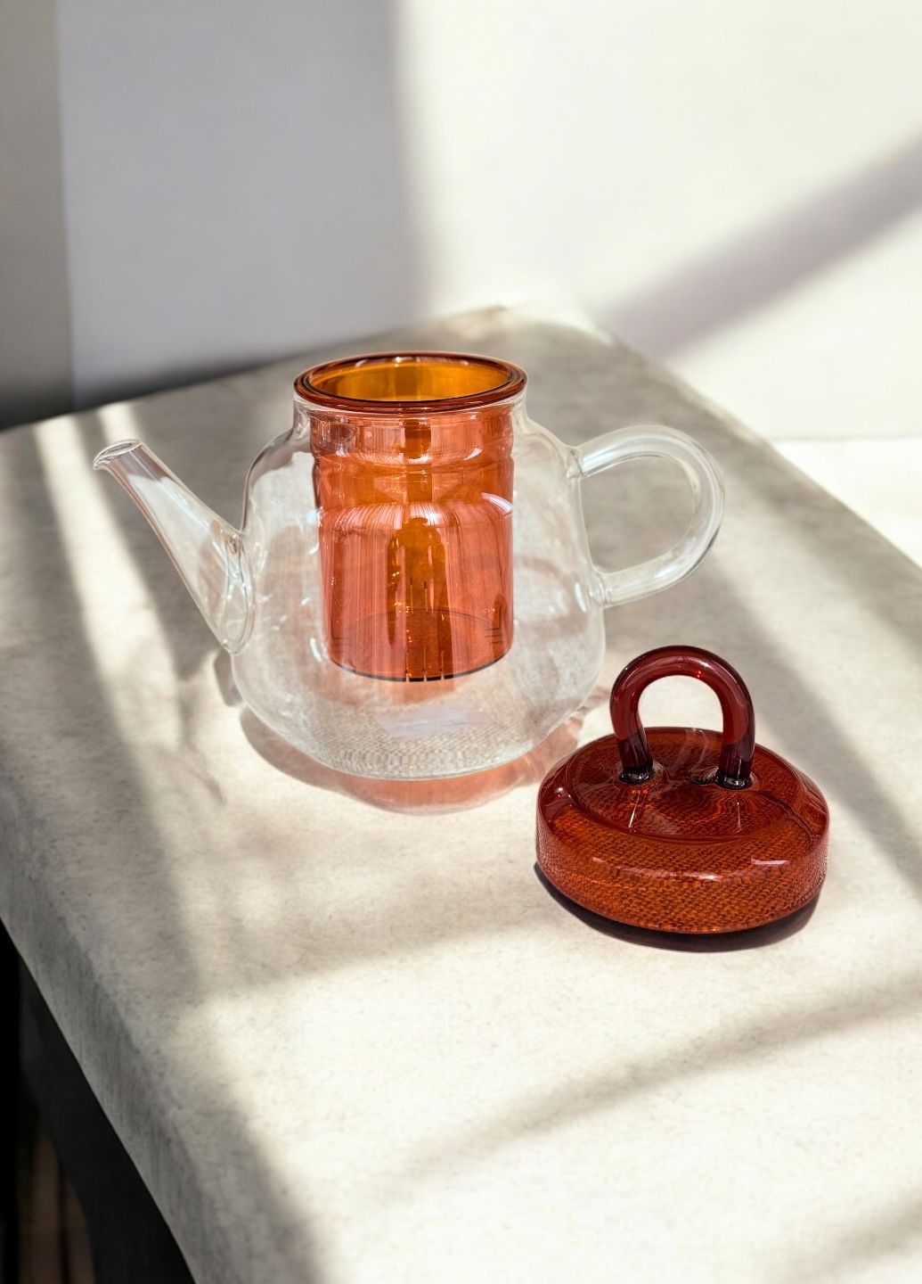 Чайник заварник з фільтром 560мл No Brand (331647869)