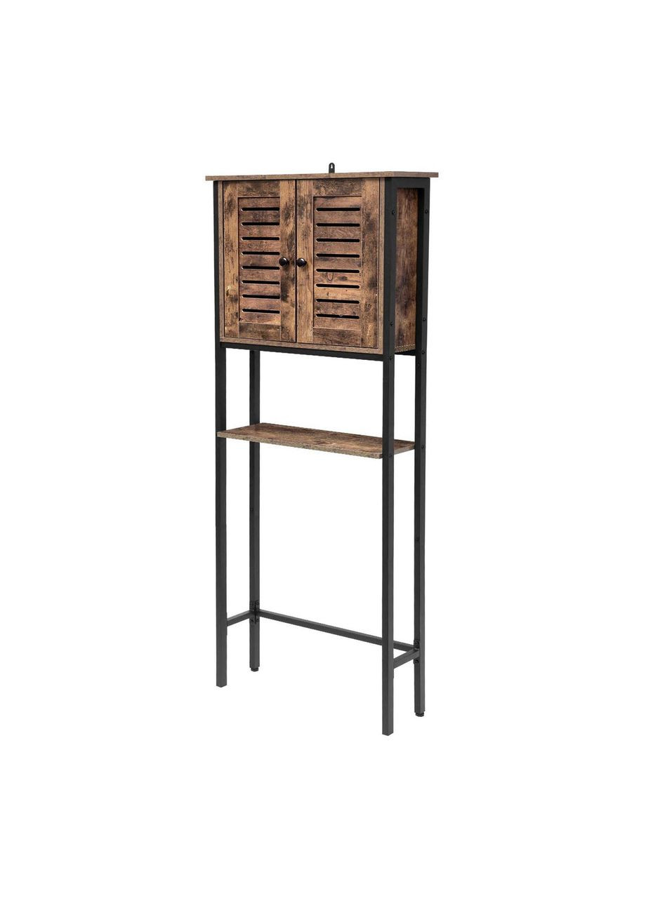 Стелаж над унітазом з дерева Адлун венге-капучино (СУТ-00051209) No Brand (328293186)