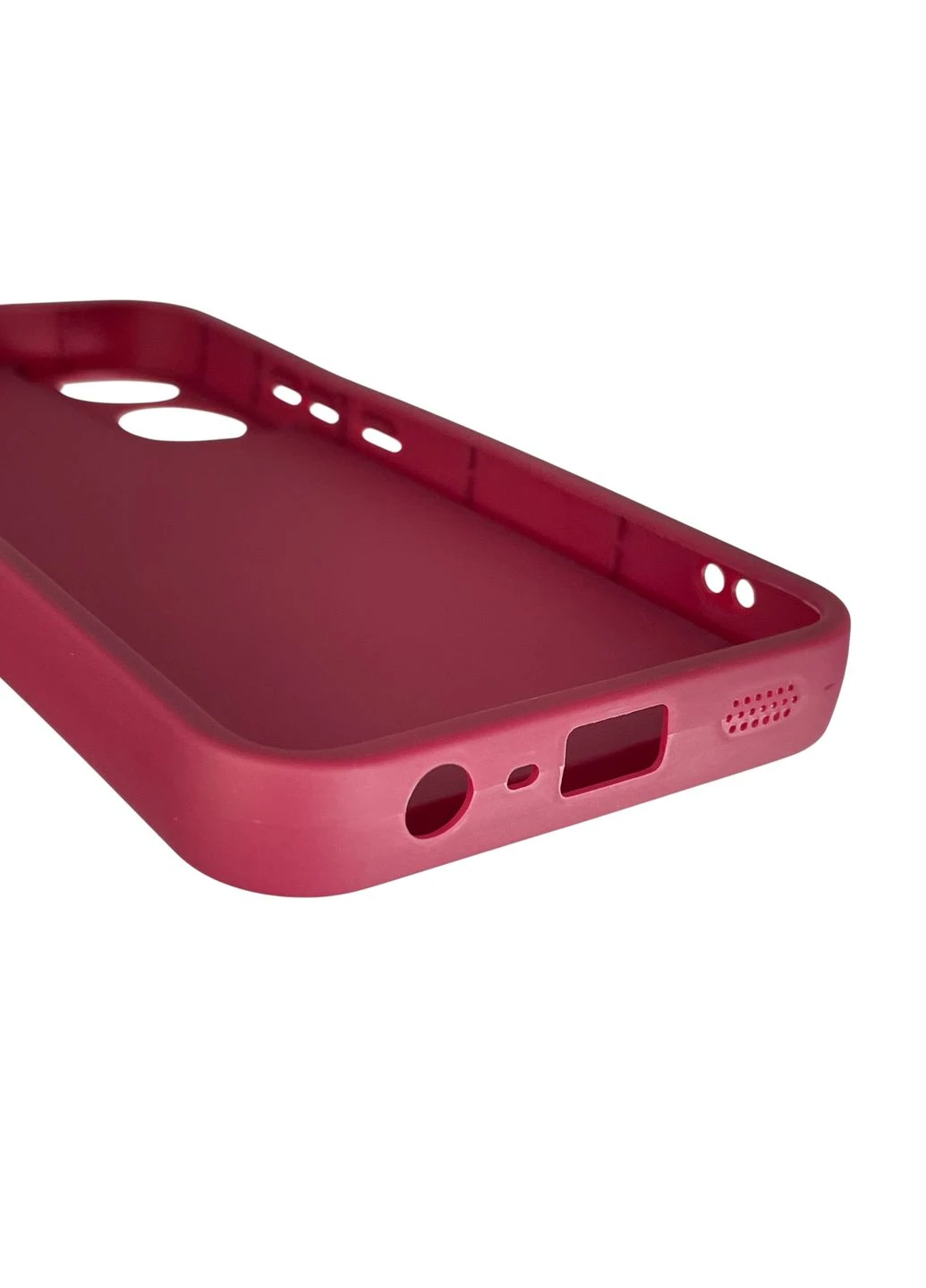Чохол силіконовий Soft Touch з 3D принтом для A78 4G бордовий (Повний захист камери) Oppo (381487806)