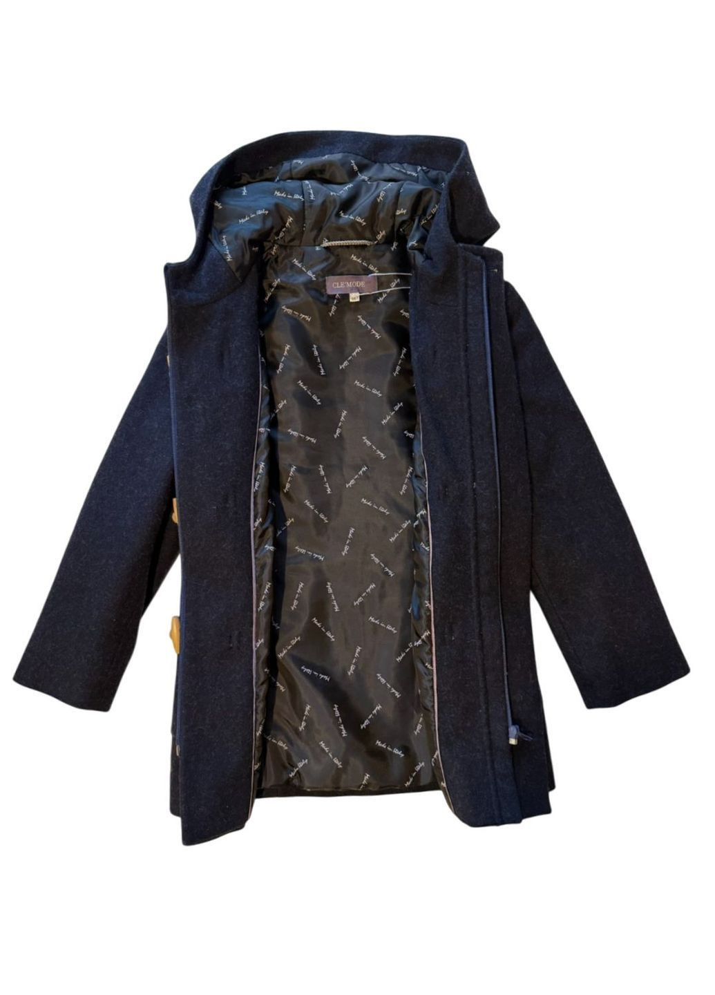 Темно-синє демісезонне Пальто демісезонне 'MODE шерстяне для хлопчика, 128 см CLE