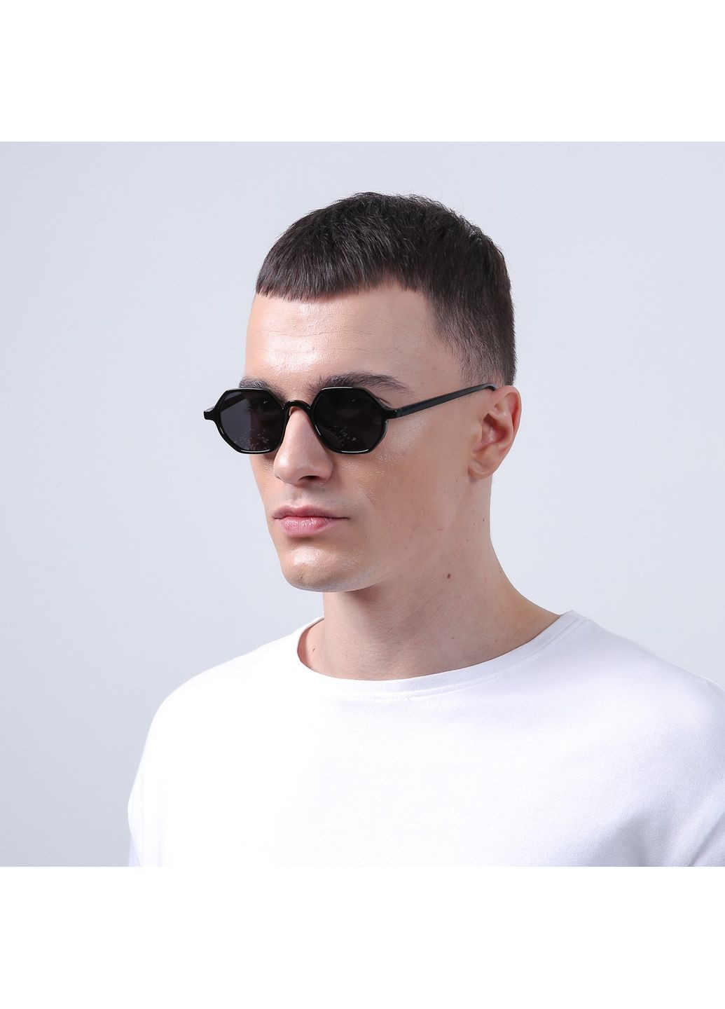 Сонцезахисні окуляри з поляризацією Геометрія чоловічі 723-092 LuckyLOOK 723-092М (322855312)