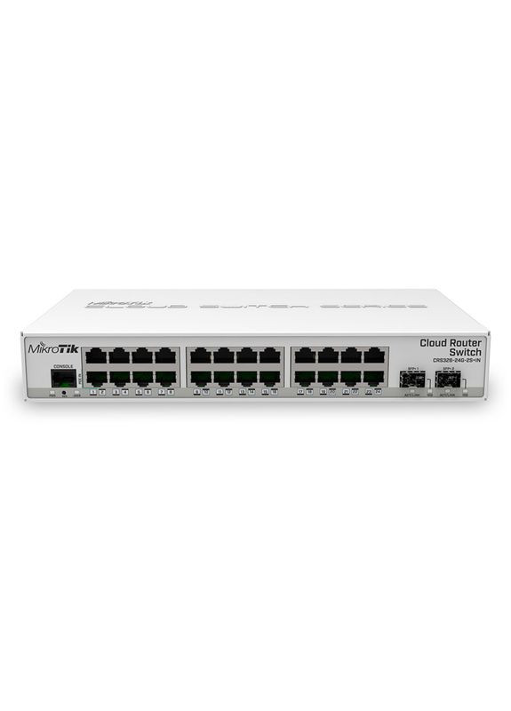 Коммутатор CRS32624G-2S+IN, 24xGb LAN, 2xSFP+cages, RouterOS L5 или SwitchOS (dualboot), des Mikrotik (316631601)