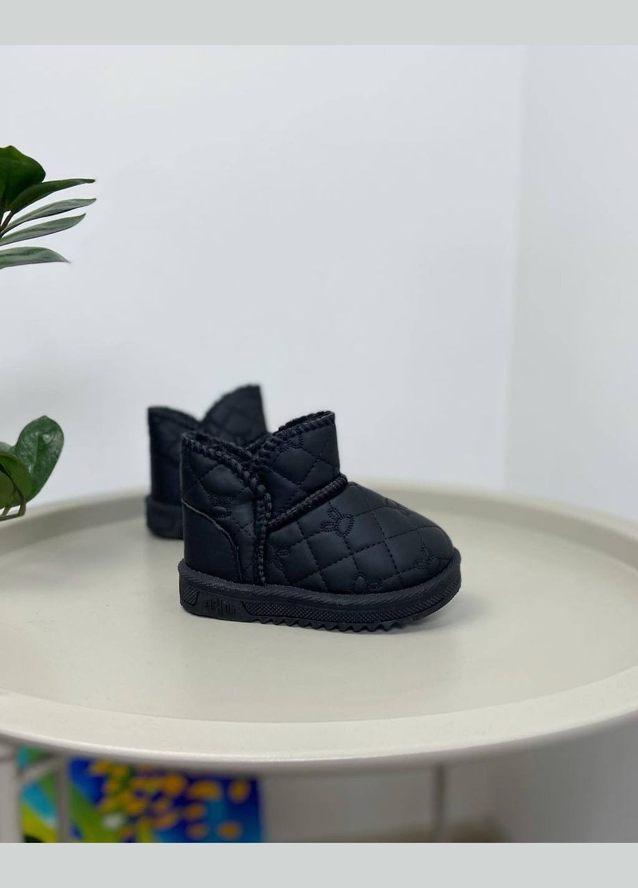 Черные угги детские черные 1195 No Brand