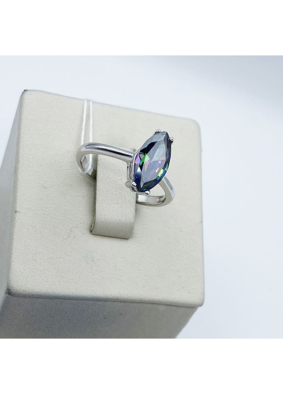 Кольцо серебряное с мистик топазом 17 2,67 г No Brand (370142497)