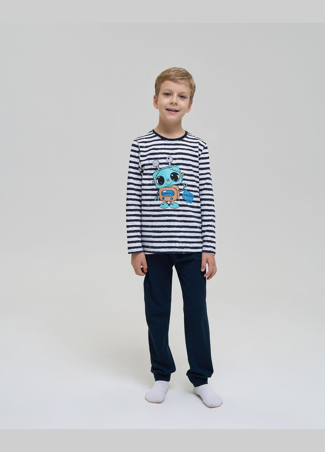 Темно-синяя детская пижама для мальчика Tom John
