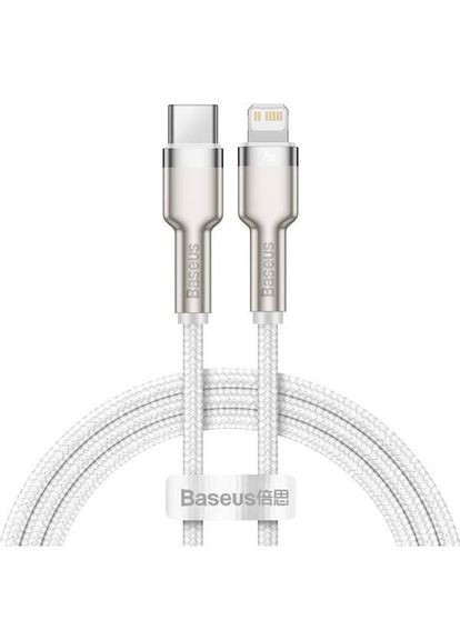 Кабель заряджання для iPhone 20 Ват Cafule Metal Type-C to Lightning PD 20W (2m) Baseus (360554688)