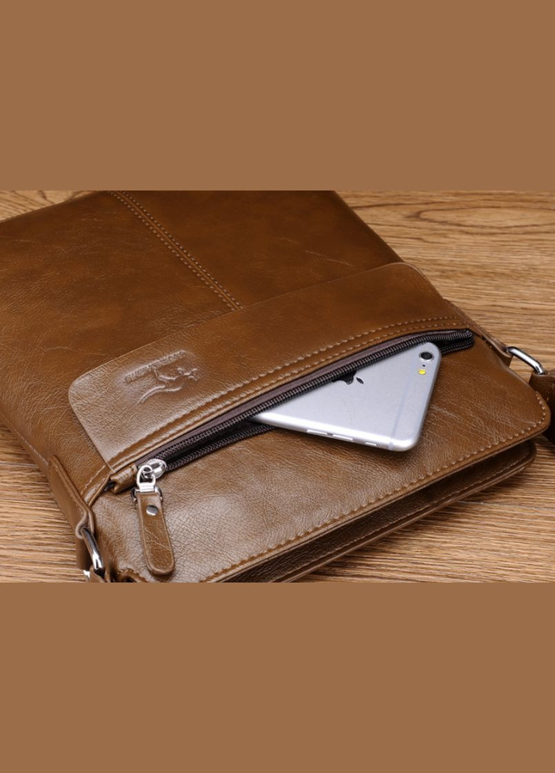 Чоловіча сумка планшетка Світло-коричневий No Brand (301212035)