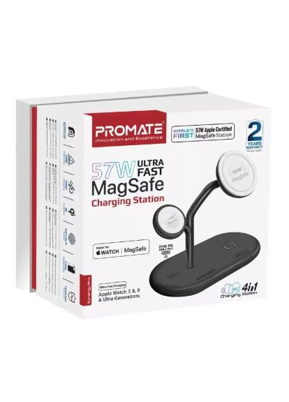 Зарядний пристрій Promate synergy-pro.black (369882910)
