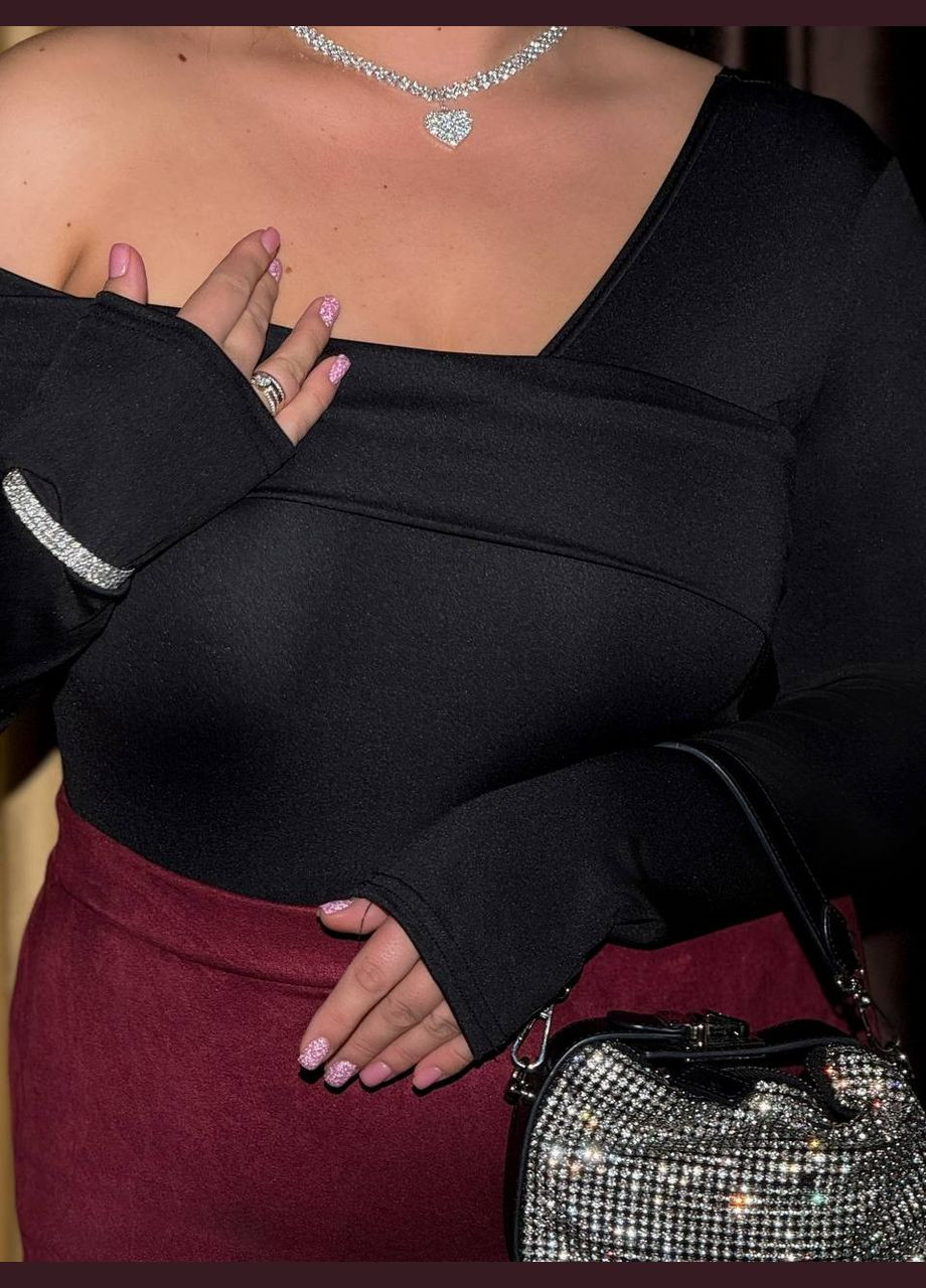 Боді жіноче асиметричне No Brand (322784740)