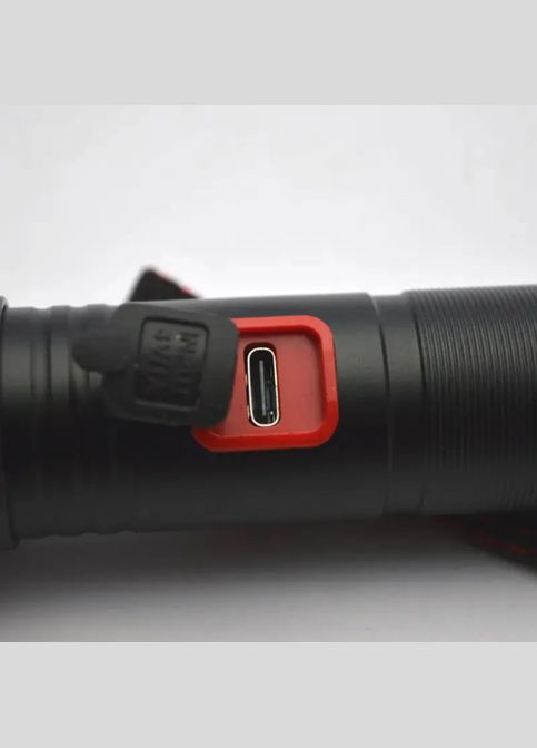 Тактичний ручний ліхтар Arexes BL-P02-P50 з заряджанням USB-ліхтарик 1 режим No Brand (323486589)