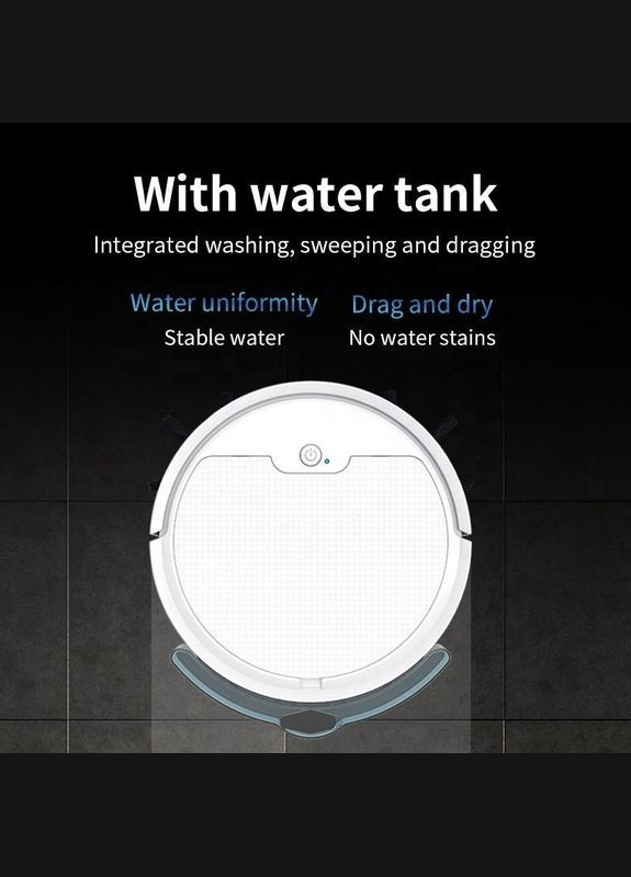Робот-пылесос SDJ 3 с баком для воды, приложение для управления, 3000 мАч, (RT007) Grikey (303834592)